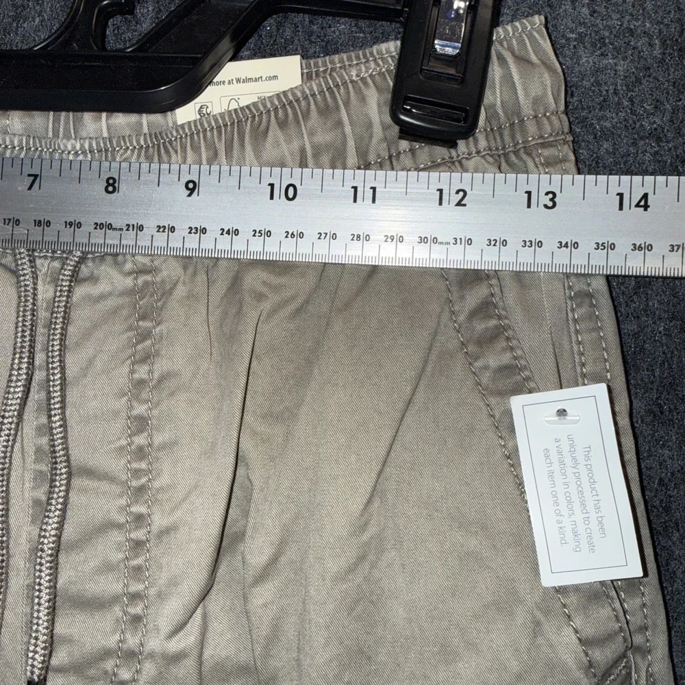 No Boundaries Men's XSmall 27 Straight Fit Cargo Pants Light Taupe Outdoor